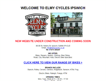 Tablet Screenshot of elmycycles.co.uk